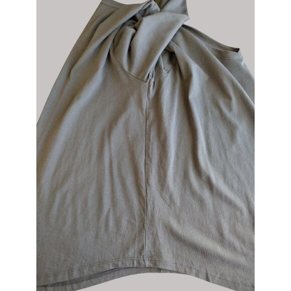 Terra Sky Top 14w Vneck Long Sleeve Gray Basic - Picture 8 of 9